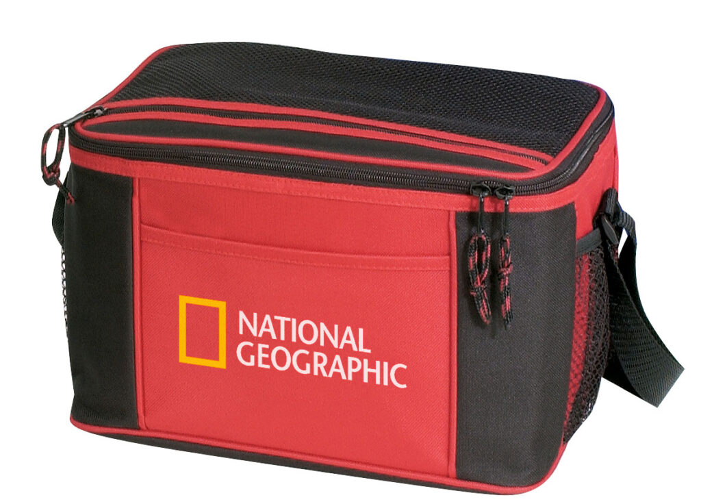 Deluxe 12 Pack Poly Cooler - red/black (4023)