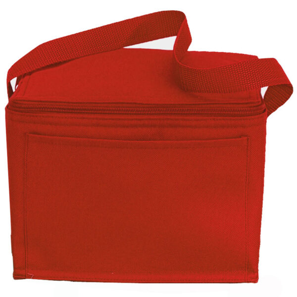 6 Pack Poly Cooler - red (4051)
