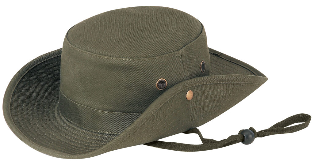 Hunting Cotton Twill Gambler Bucket Hat - Olive Green (24104)