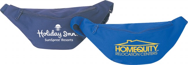 Poly 1-Zipper Fanny Pack - navy, royal (1012)