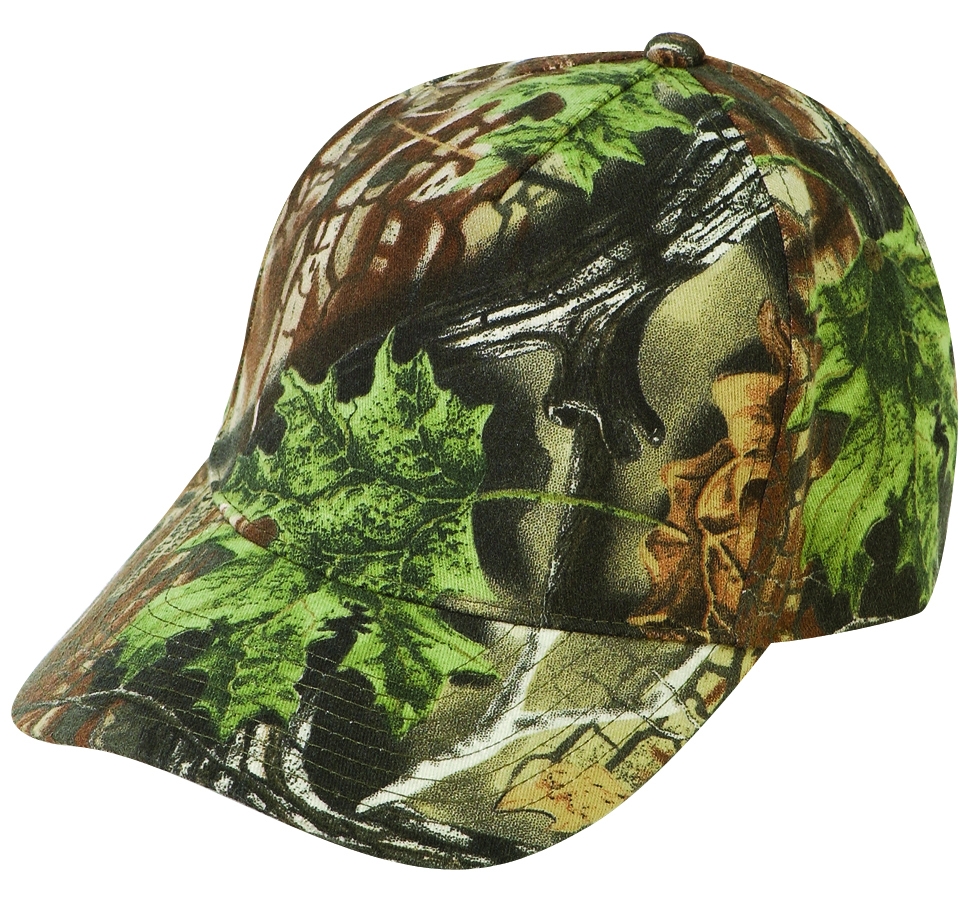 Low Crown (Constructed) 5 Panel Superflauge Camo Twill Cap (27205)