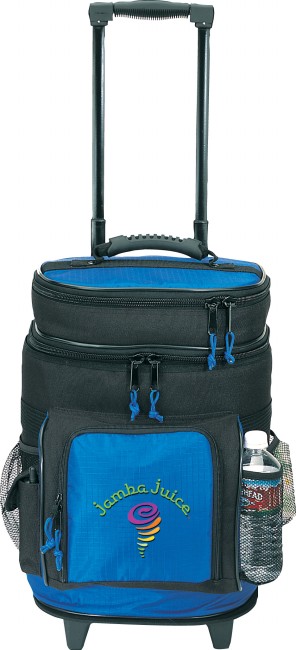 Deluxe Ripstop Rolling Cooler - royal/black (4013)