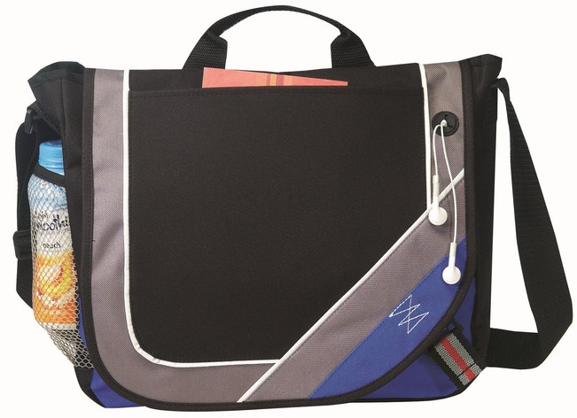 Deluxe Messenger Bag - royal/black (5040)