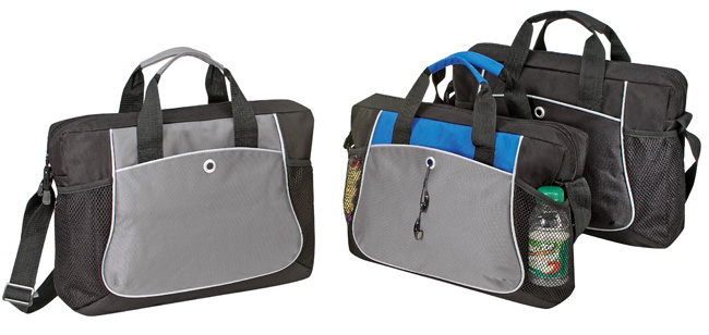 Deluxe Briefcase - dark gray/dark gray/black, royal/dark gray/black, black (5103)