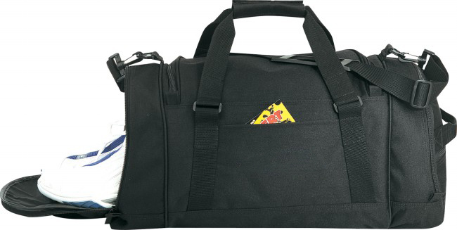 Duffel Bag with Shoe Storage - black (6044)