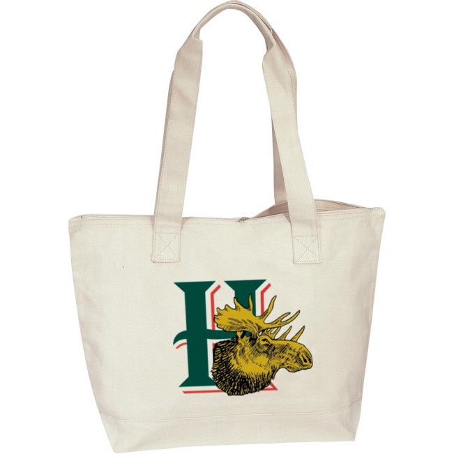 Canvas Zippered Tote Bag (BS133)