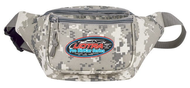 Digital Camo Poly 3-Zipper Fanny Pack (DM1015)