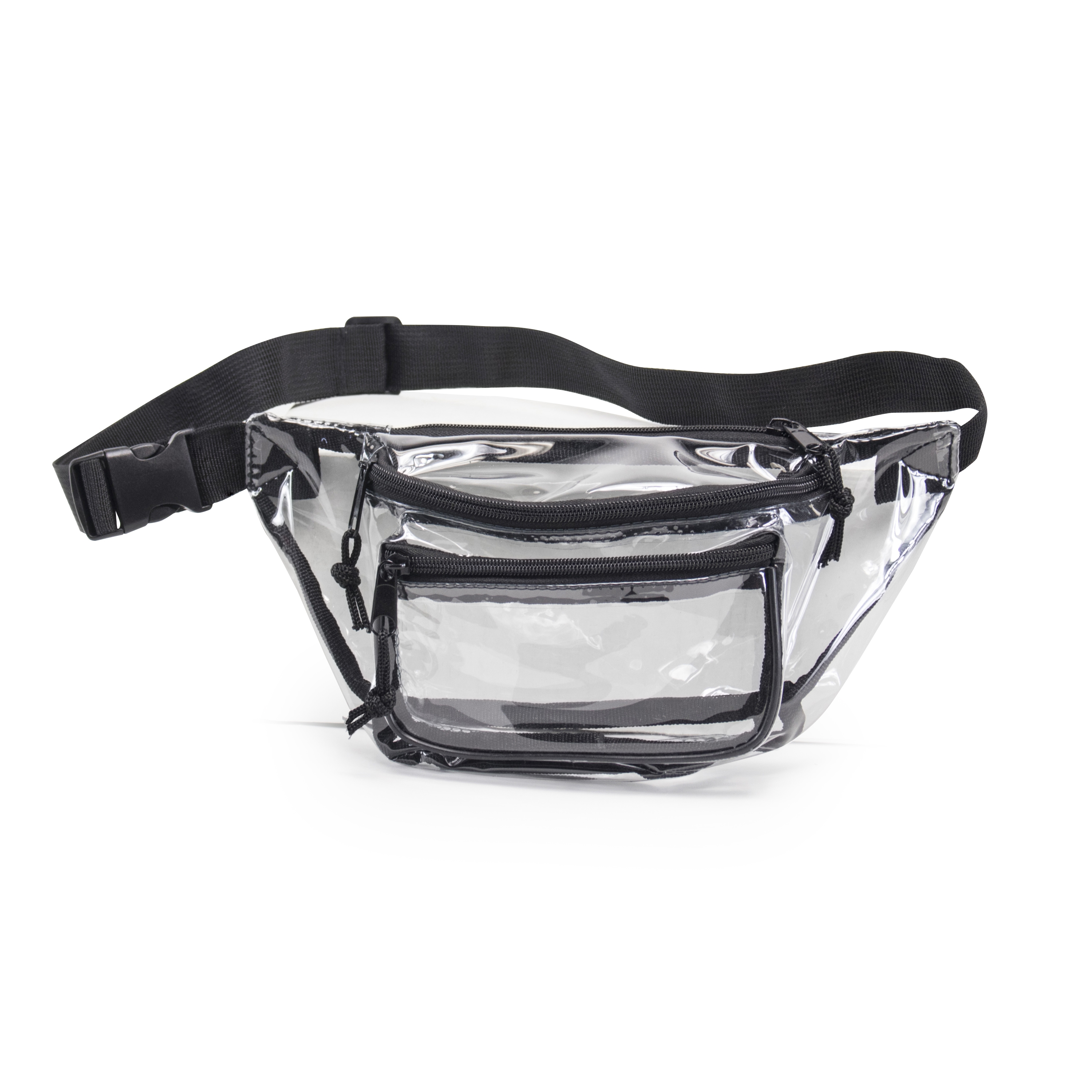 Clear 3-Zipper Fanny Pack (HP1105)