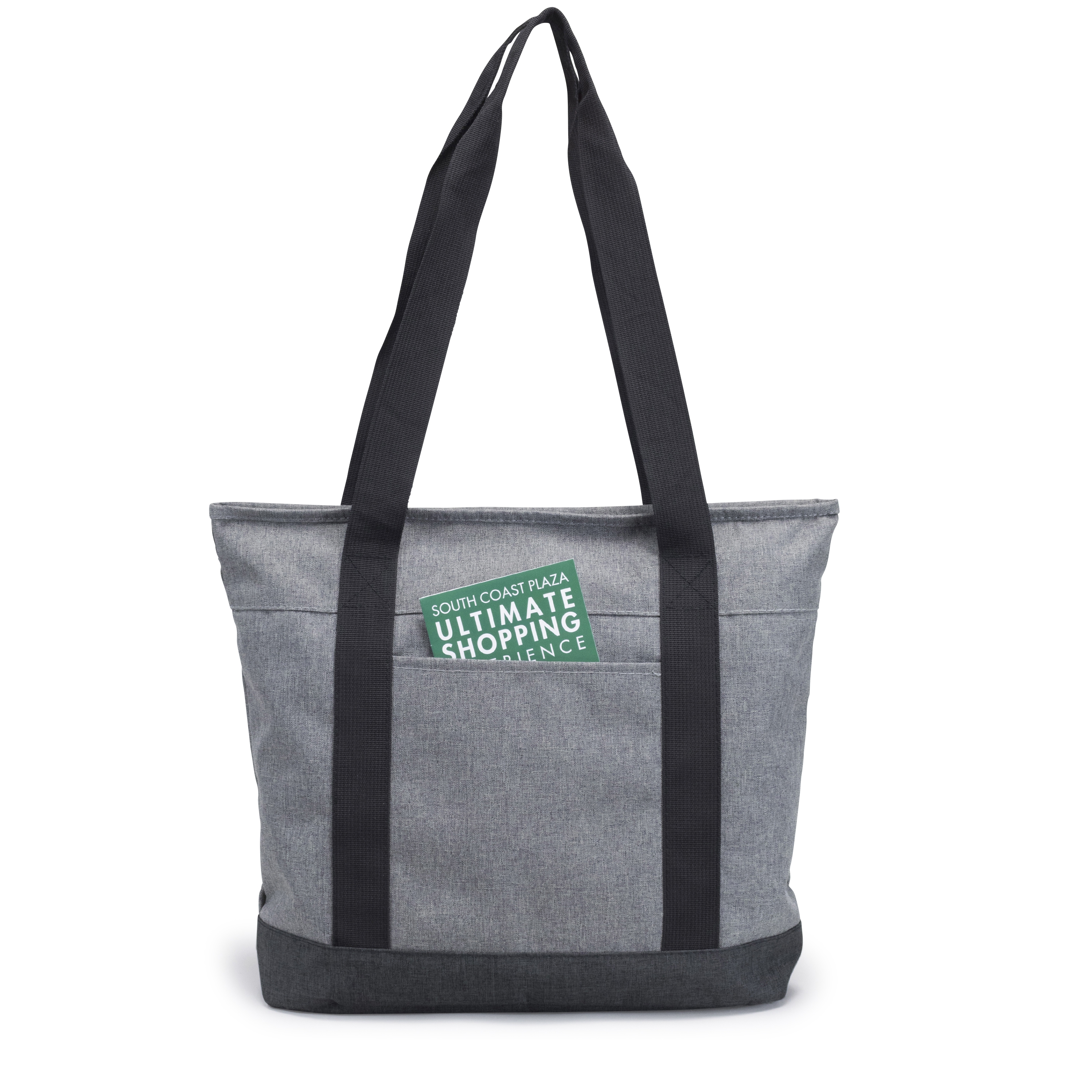 Heathered Zippered Tote Bag (HP1109)