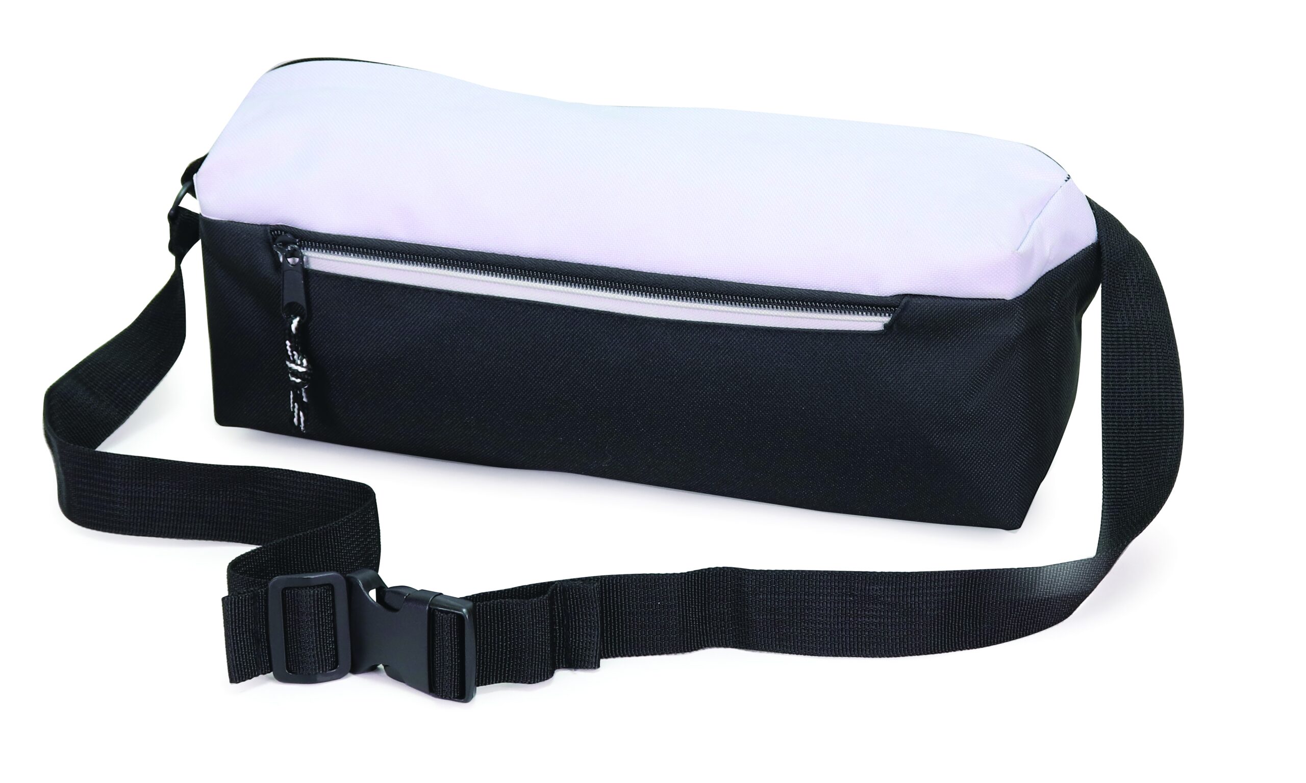 Cross Body Sling Bag/Fanny Pack - black/white (HP1114)