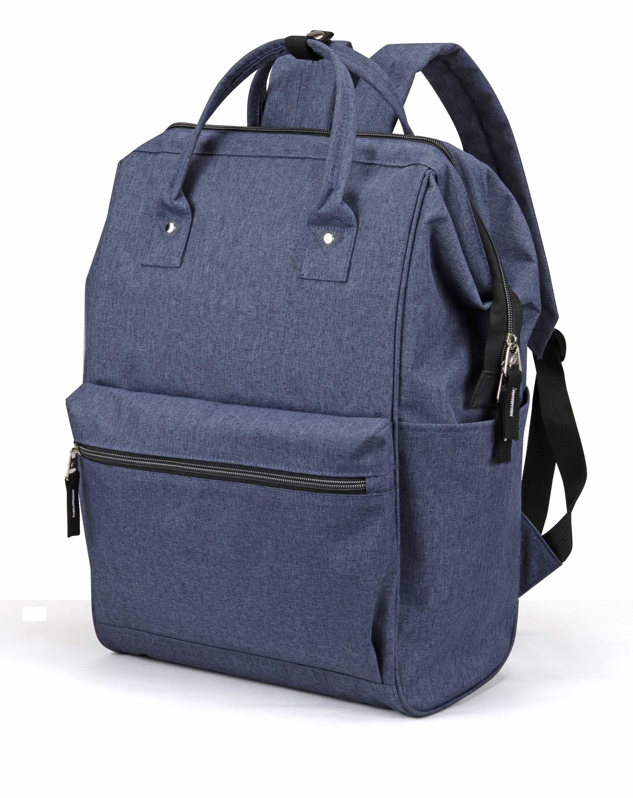 Wide-Mouth Computer Backpack - navy heather (HP2205)