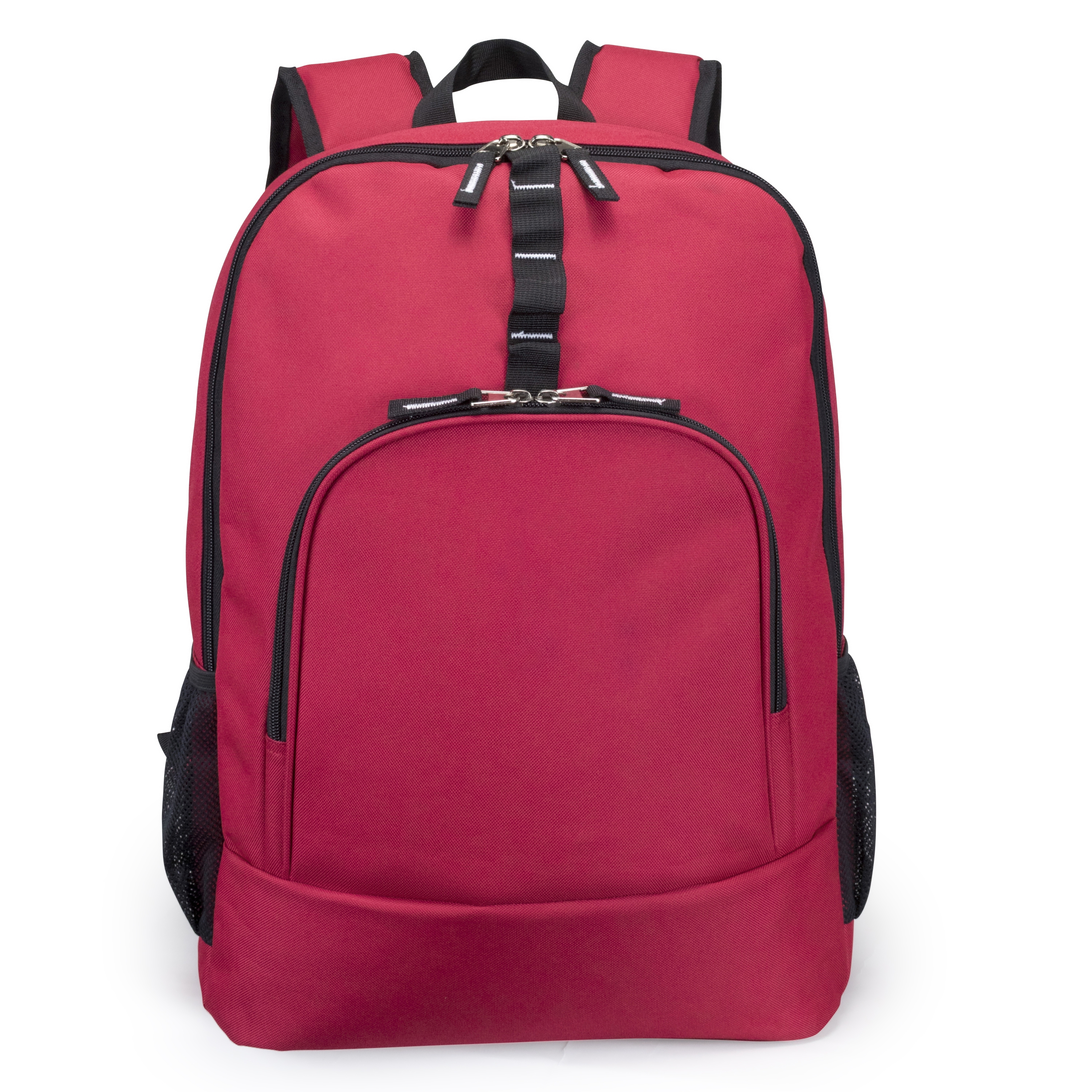 Poly Computer Backpack w/ Padded Back Panel - red (HP2218)