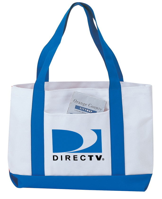 Poly Tote Bag - royal/white (PBPC)