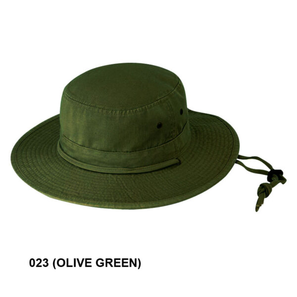 Fisherman Bucket Hat "Normal Dyed" & "Cap Washed" - olive green (24106)