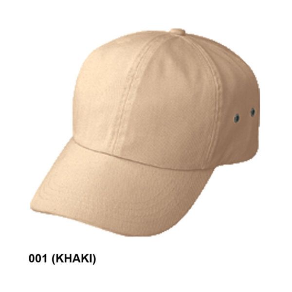 Low Crown (Unconstructed) Deluxe Polo Style Cotton Twill Normal Dyed & Cap Washed - khaki (98102)