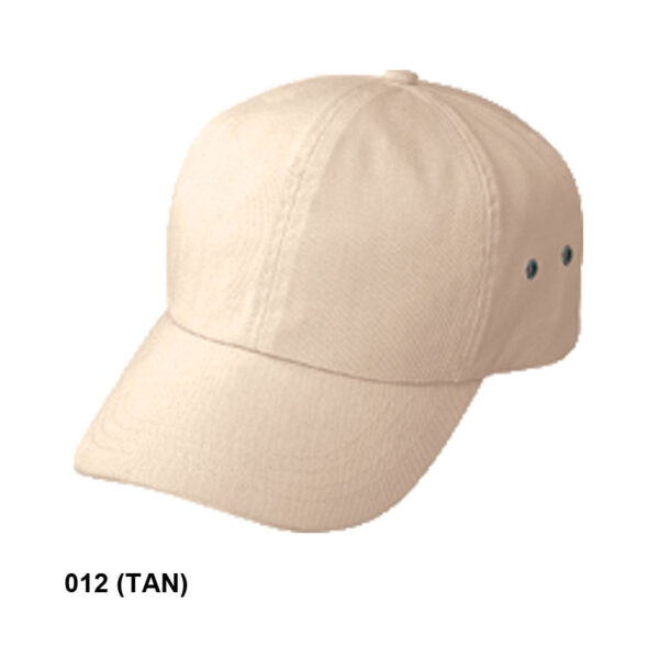 Low Crown (Unconstructed) Deluxe Polo Style Cotton Twill Normal Dyed & Cap Washed - tan (98102)