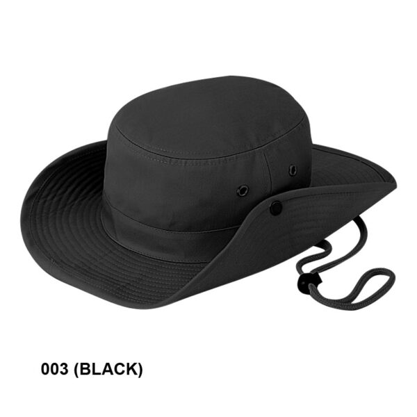 Fisherman Bucket Hat "Brushed" Cotton Twill - black (99306)